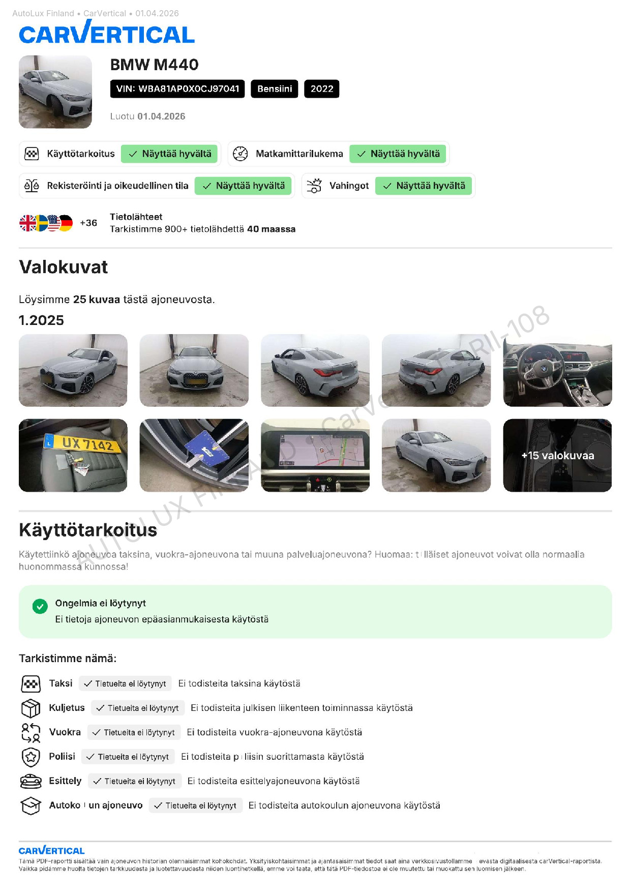 CarVertical page 1